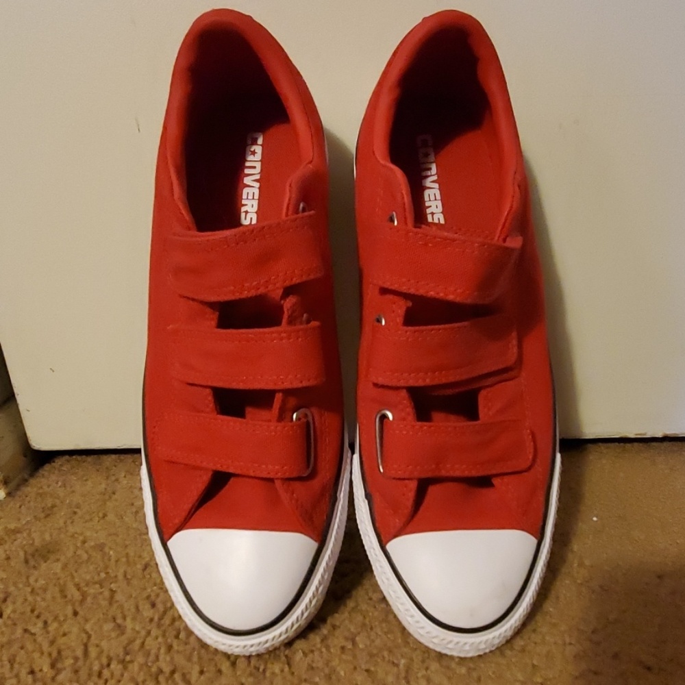 Red Converse All Stars Womens 9 1/2
